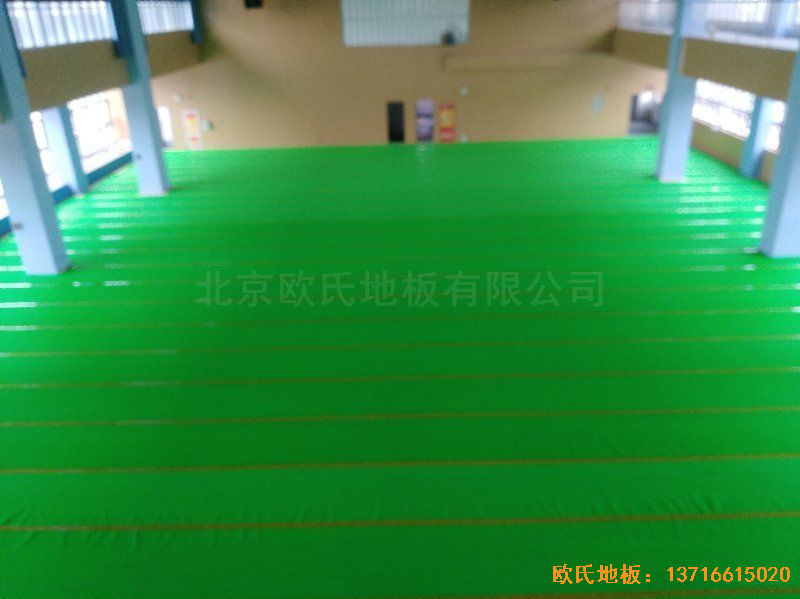 安徽合肥第十一中學(xué)運動(dòng)地板安裝案例