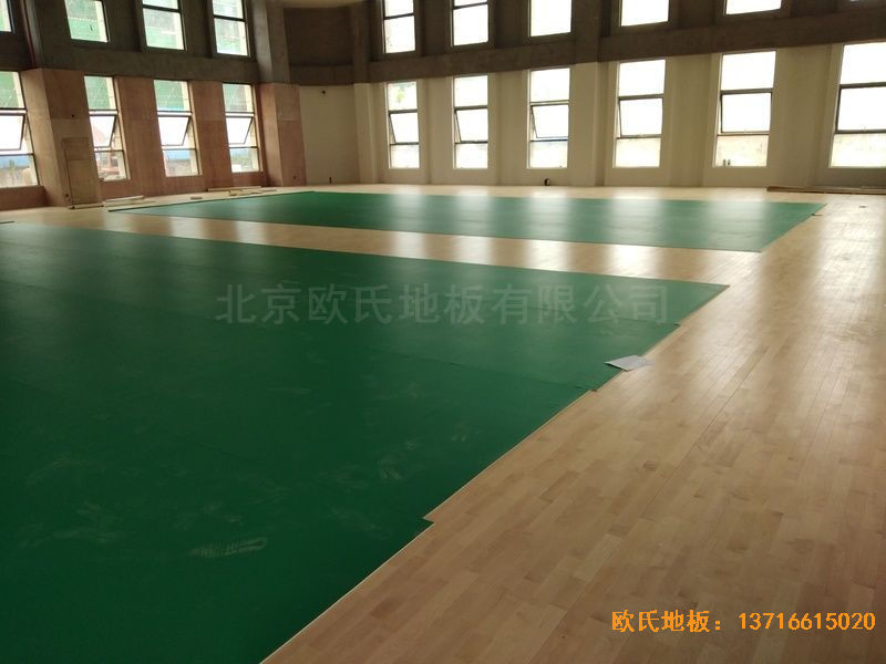 遵義仁懷市茅臺文體中心運動(dòng)地板施工案例