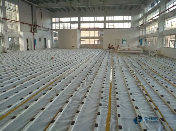 中等體育運動(dòng)地板施工方案