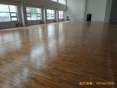 寧夏銀川試驗中學(xué)舞臺運動(dòng)木地板安裝