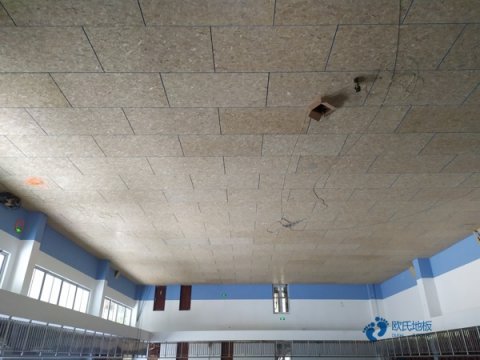 學(xué)?；@球體育地板施工步驟