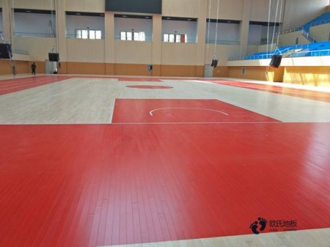 體育專(zhuān)用籃球場(chǎng)木地板