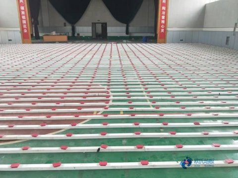 質(zhì)量好體育場(chǎng)木地板施工方案